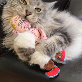 Rootin’ Tootin’ Putin Cat Toy- 8” Political Parody